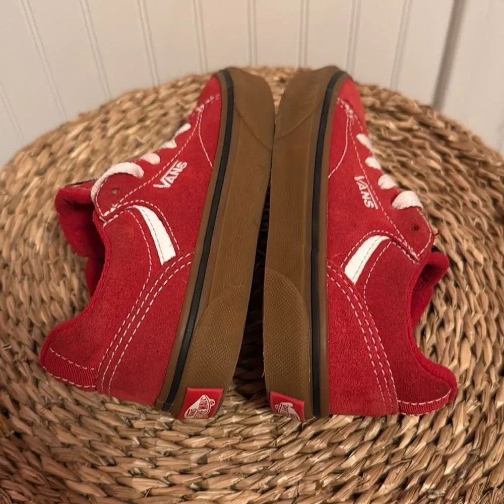Vans Seldon Kids Red Sneakers - 12 - Great Condition
